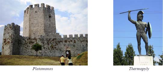 Platamonas, Thermopyly