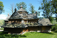 Huculský kostelík v&nbsp;Jasini