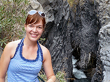 Martina a soutěska Alcantara (Sicílie ´11)