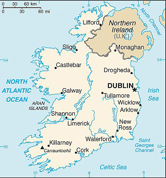 irska mapa Irsko: mapa Irska | CK Mundo irska mapa