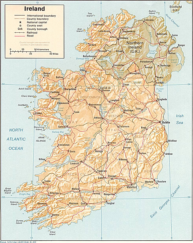 irska mapa Irsko: mapa Irska | CK Mundo irska mapa