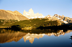 Fitz Roy při východu slunce