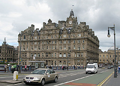 Pětihvězdičkový Balmoral Hotel v&nbsp;Edinburghu