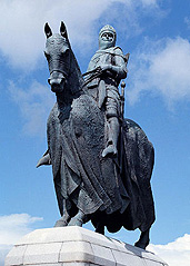 Skotský král Robert the Bruce v&nbsp;Bannockburn