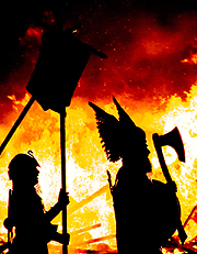 Ohňový festival Up Helly Aa