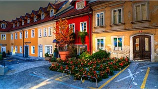 Kranj (domy na starém městě)