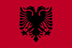 Albánská vlajka