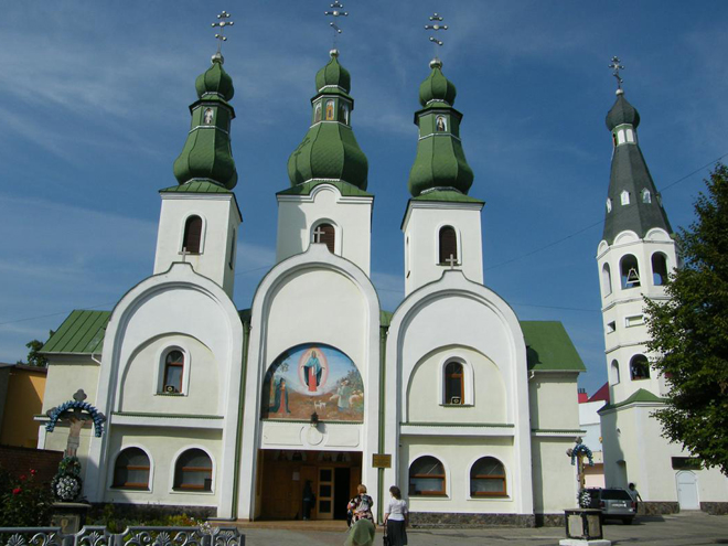 Pravoslavný chrám Panny Marie v Mukačevu