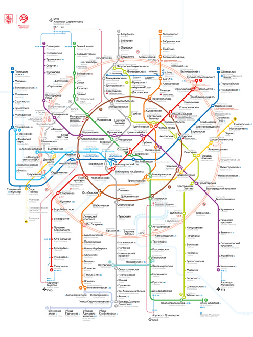 Všechny linky moskevského metra