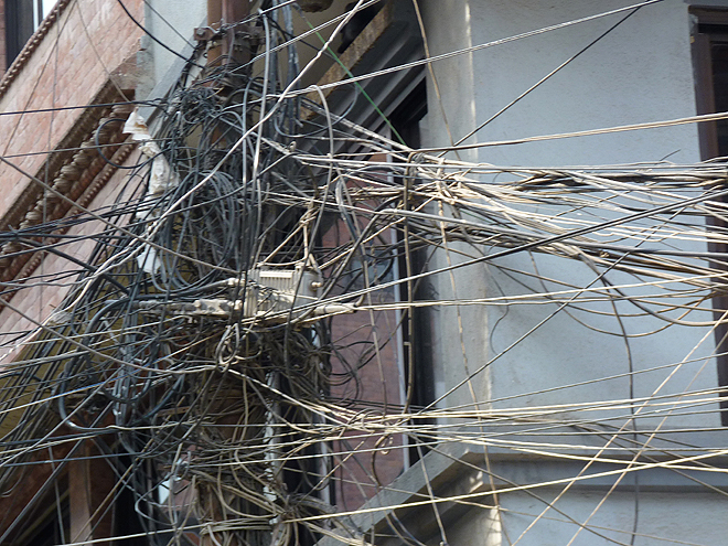 Není se čemu divit, že v Káthmándú jsou výpadky proudu na denním pořádku