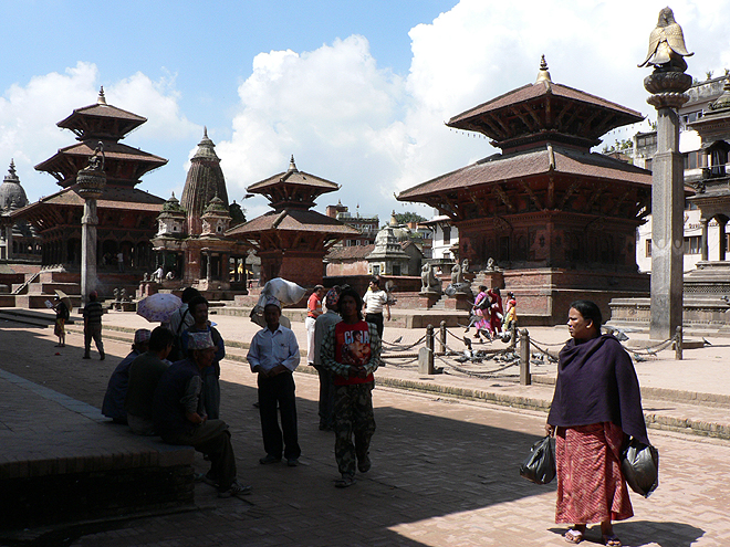 Patan je jedno ze tří bývalých královských měst