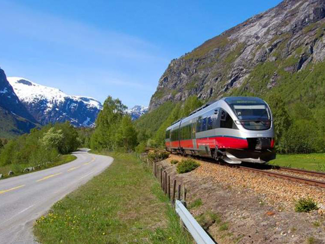 Norsko disponuje moderními pohodlnými vlaky