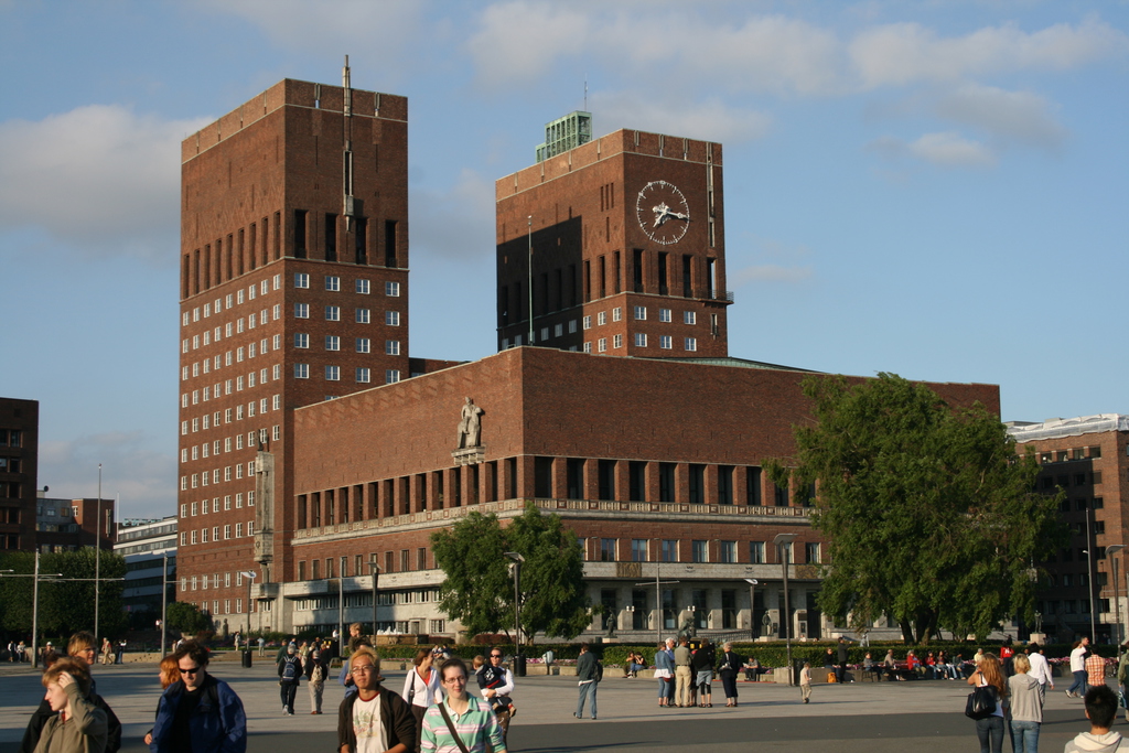 Radnice v hlavním městě Oslo