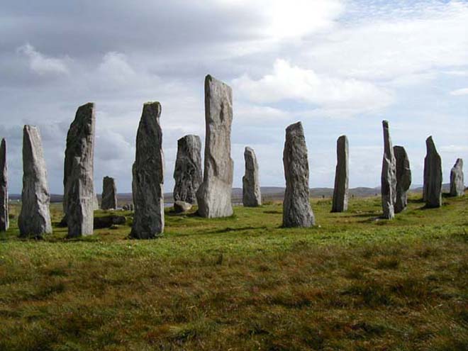 Megalitické kameny Callanish na ostrově Lewis