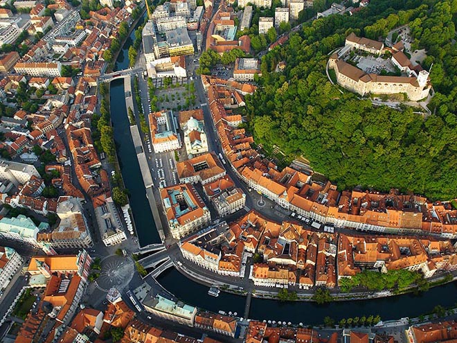 Hlavní město Ljubljana