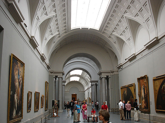 Interiér Muzea Prado