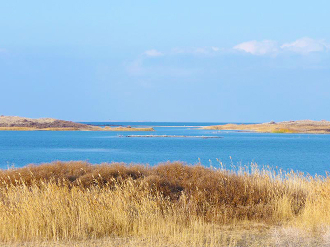 Jezero Ajdar nabízí možnosti ke koupání i k pozorování ptactva