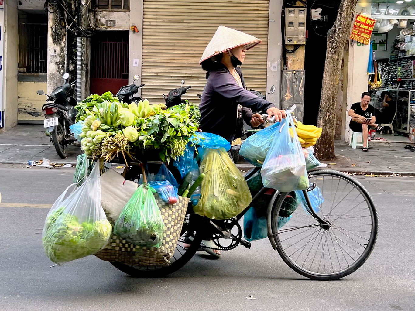 Ukázka, kolik toho uveze jedno vietnamské kolo :)