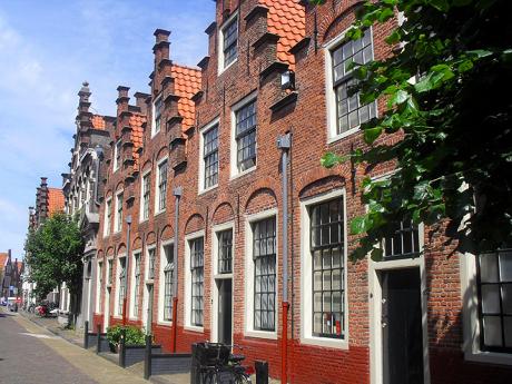 Rázovité domky v Haarlemu