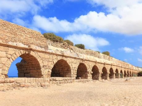 Římský akvadukt z éry Heroda Velikého