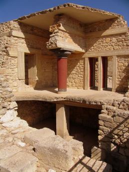 Pozůstatky mínojské kultury - palác v Knóssos