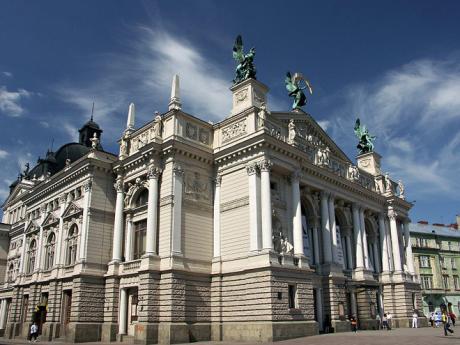 Budova Opery ve Lvově