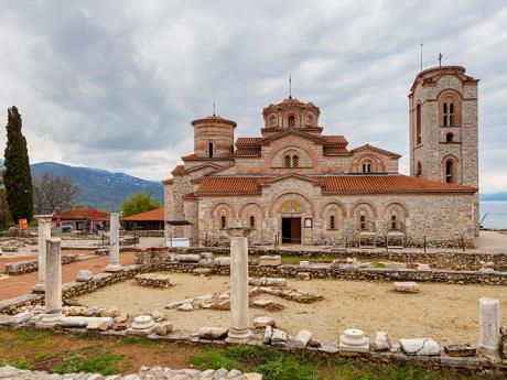 Klášter svatého Klimenta a Pantelejmona ve městě Ohrid