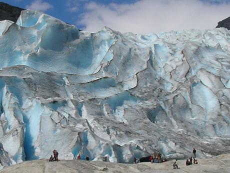 Ledovec v národním parku Jostedalsbreen