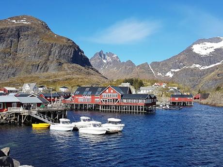 Rybářská vesnička Sørvågen