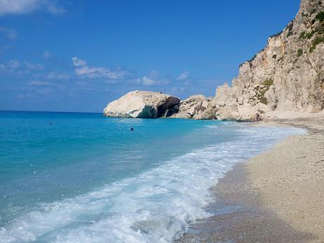 Kathisma - jedna z nejkrásnějších pláží ostrova Lefkada