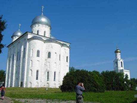 Kostelíky v Novgorodu