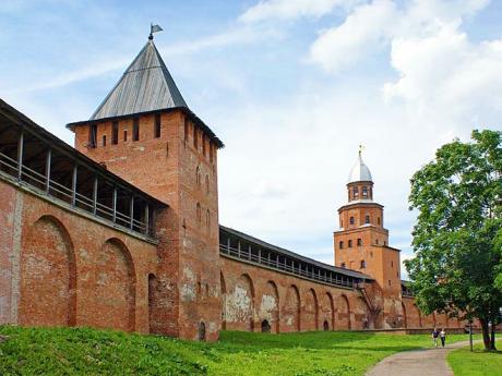 Kreml, neboli městské opevnění v Novgorodě