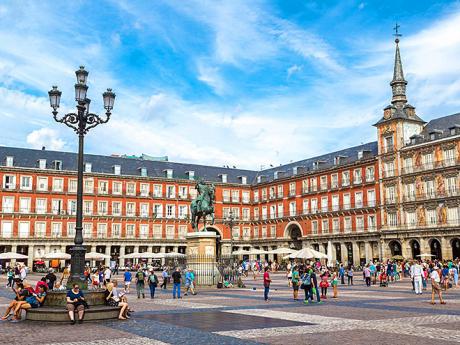 Náměstí Plaza Mayor v Madridu bylo původně navrženo jako amfiteátr