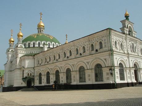 Kyjev - kostel v Kyjevopečorské lavře