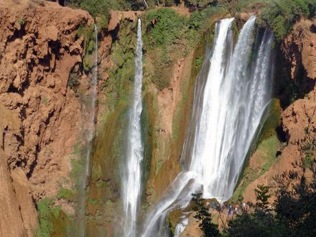Až 100 metrů vysoké působivé vodopády Ouzoud