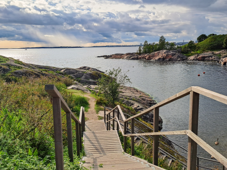 Ostrovy s námořní obrannou pevností Suomenlinna poblíž Helsinek