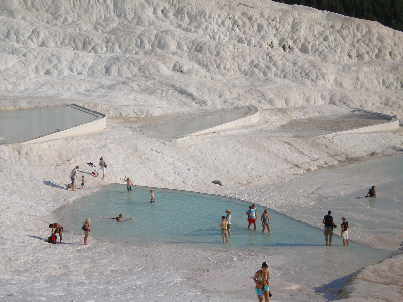 Travertinové kupy Pamukkale
