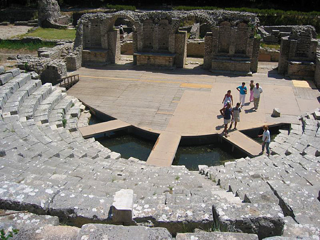 Amfiteátr v Butrintu mohl pojmout až 2 000 diváků