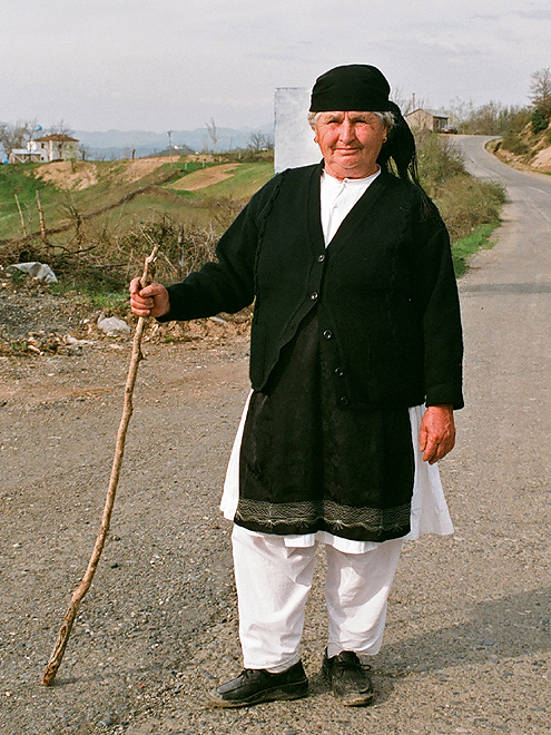 Typické oblečení střední Albánie