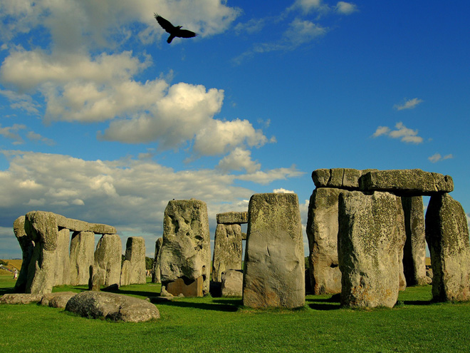 Proslulý megalitický kruh Stonehenge