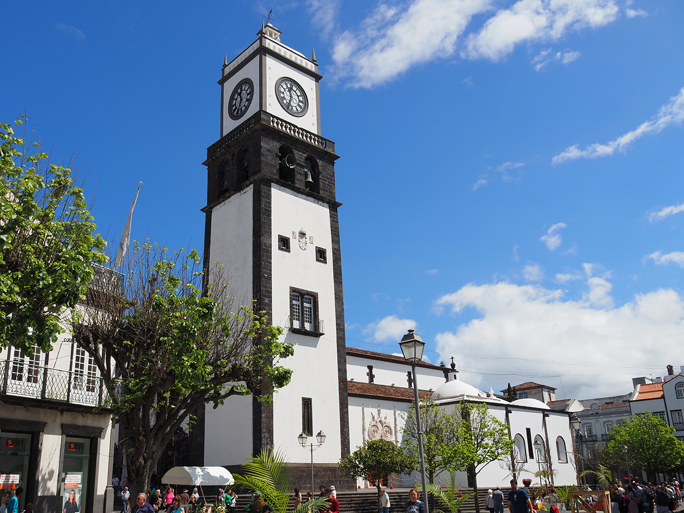 Katolický kostel Igreja Matriz de São Sebastião v Ponta Delgadě