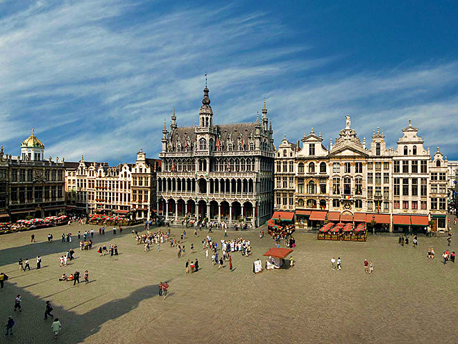 Náměstí Grand-Place tvoří srdce Bruselu