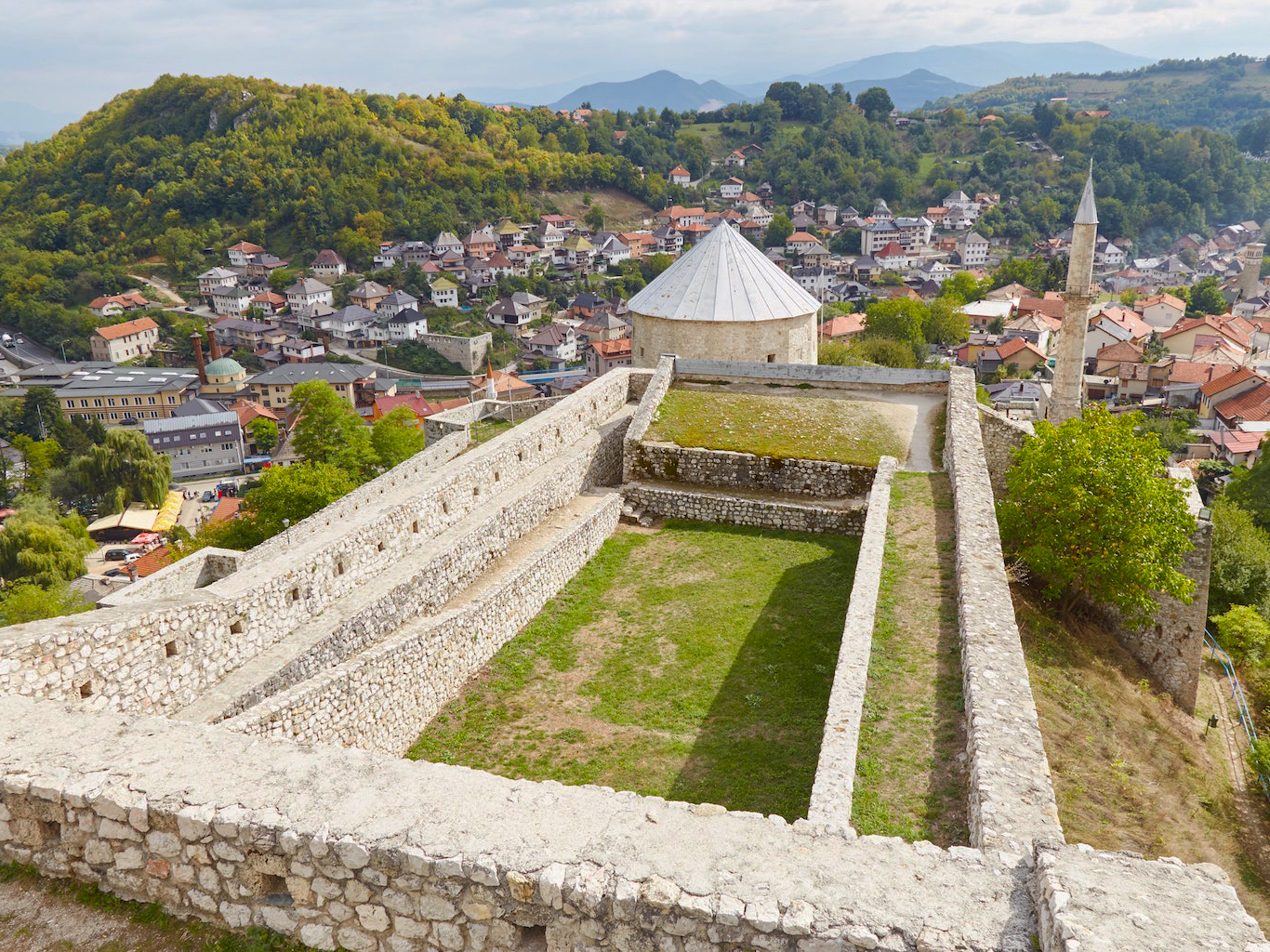 Pozůstatky pevnosti v Travniku