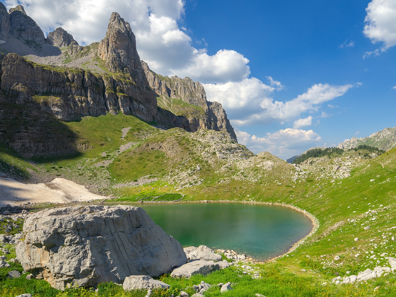 Horské jezero v Prokletých horách