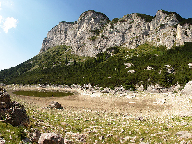 Stolová hora Crvena Greda v NP Durmitor