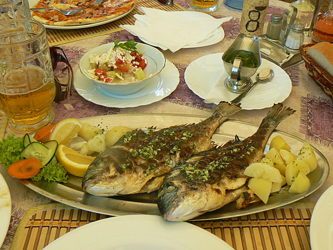 V přímořských oblastech Černé Hory se jedí hodně ryby