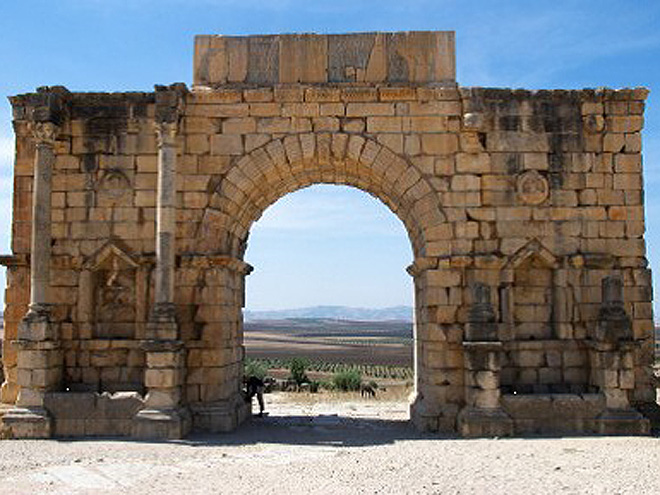 Volubilis – kdysi nejodlehlejší římské město v Africe