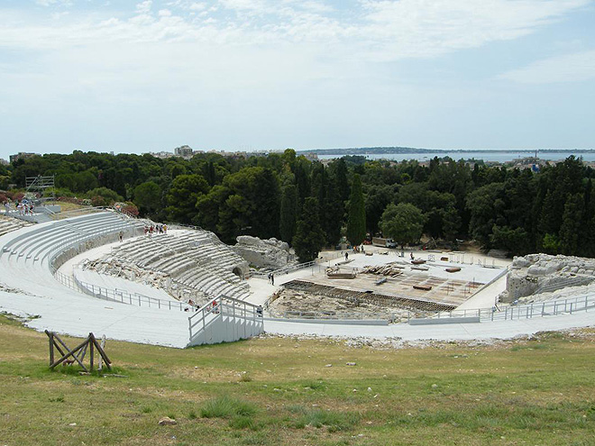 Syrakusy - velké divadlo