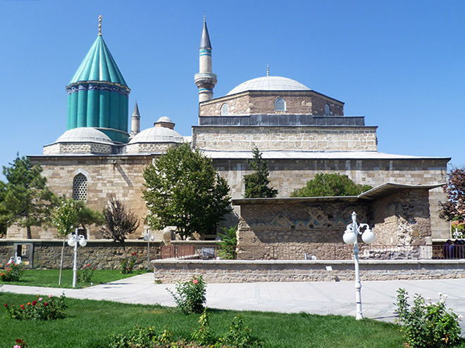 Mevlanovo muzeum ve městě Konya