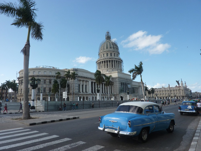 Kapitol, dřívější sídlo kubánské vlády, dnes je zde akademie věd
